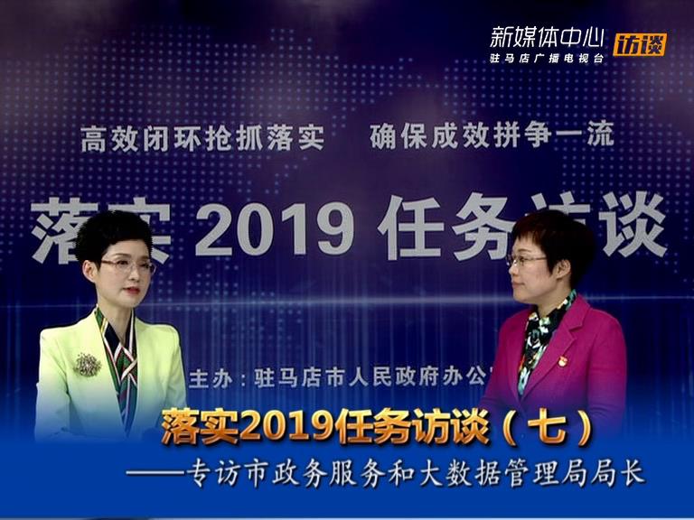 落實2019任務(wù)訪談--市政務(wù)服務(wù)和大數(shù)據(jù)管理局局長王靜嫻