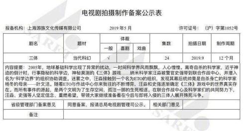 動畫版《三體》宣傳視頻引爭議 制作方回應 