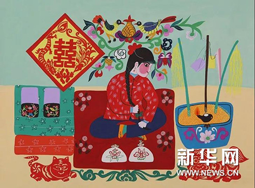 【防控疫情 線上展覽一】陜西省美術(shù)博物館藏安塞農(nóng)民畫作品展