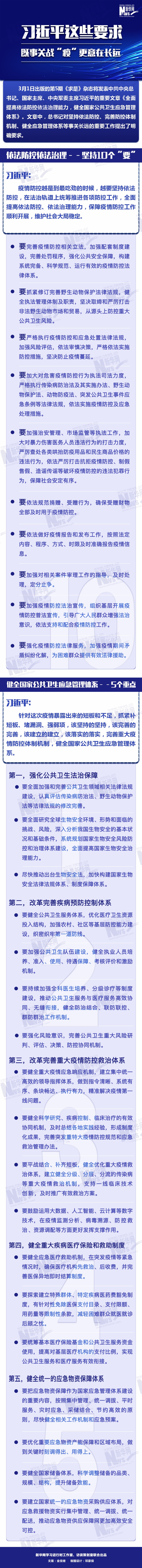 習近平這些要求，既事關戰(zhàn)“疫”更意在長遠