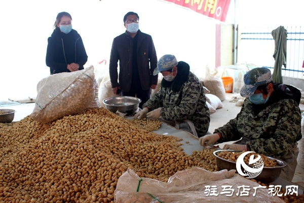 汝南縣古塔街道來料加工廠復產迎來“開門紅”