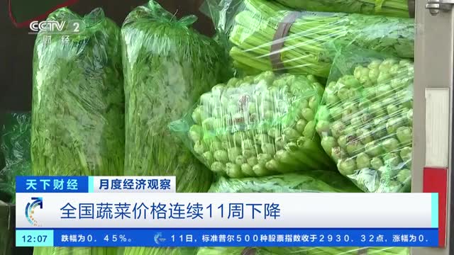 菜價(jià)格連續(xù)11周下降