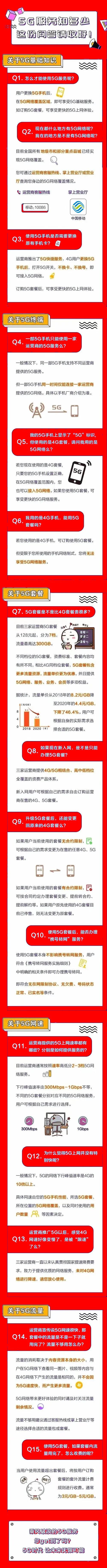 駐馬店移動“5G答題贏好禮”心級服務與您相伴！