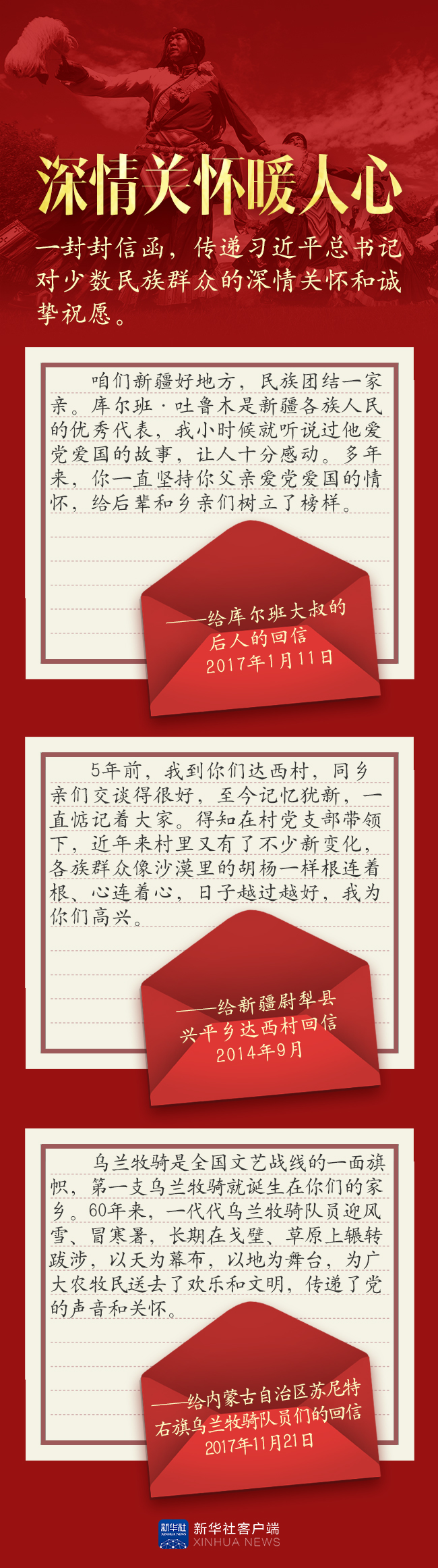 長圖丨這些給各族群眾的信函，飽含總書記的深情牽掛