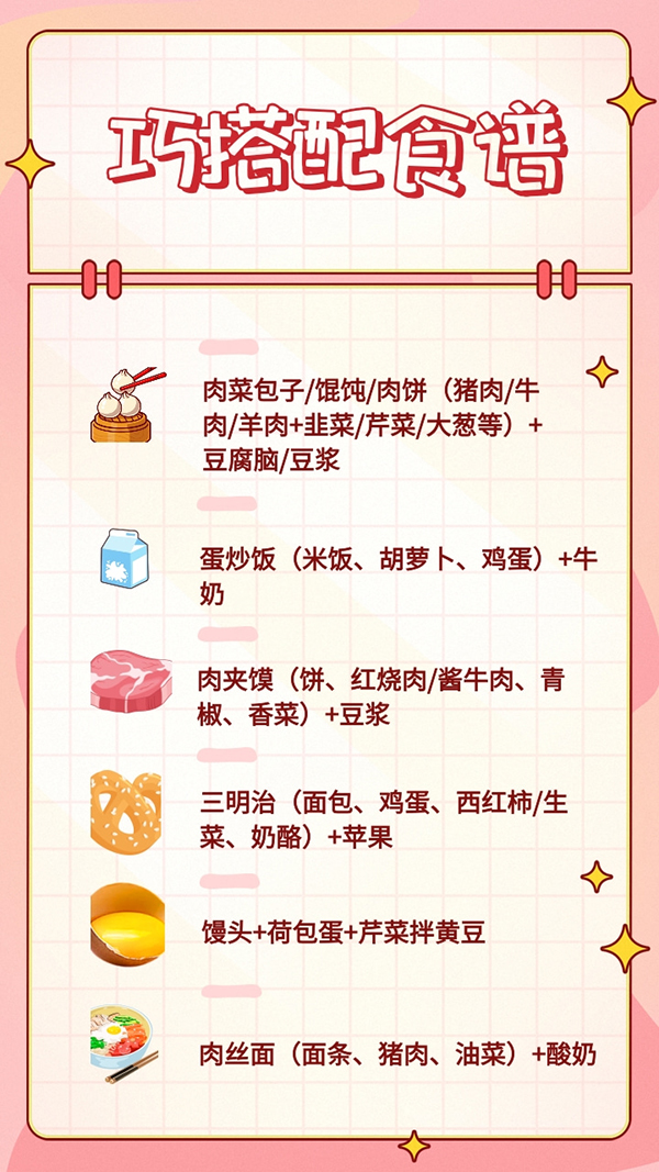 孩子開學(xué)了早餐怎么吃？中疾控：最少要保證三類食材