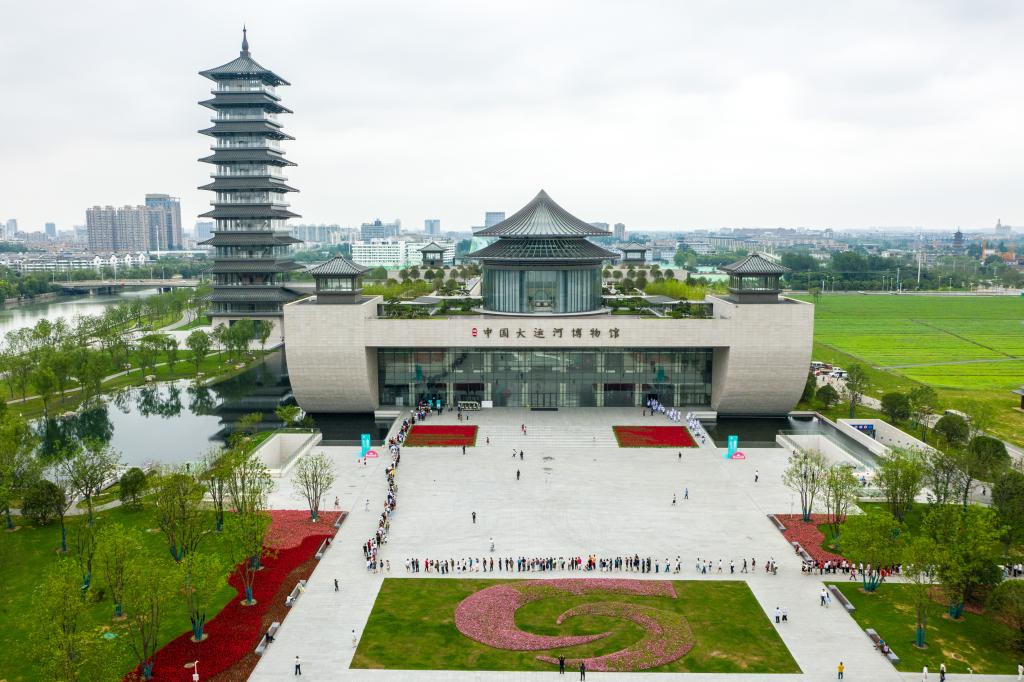 奮進新征程 建功新時代·偉大變革丨看，運河原點最美“天際風(fēng)景線”