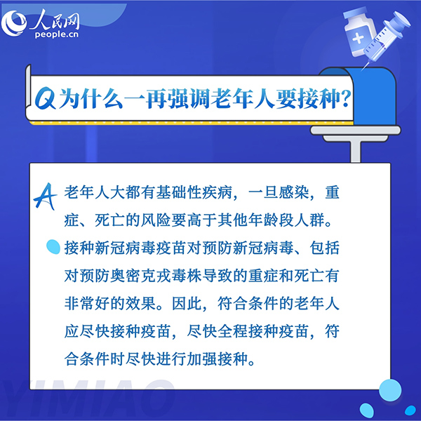 為什么老年人接種新冠疫苗意義重大？8組問答告訴你