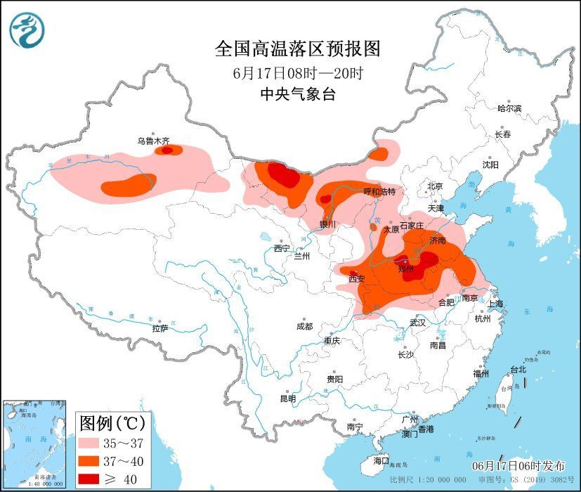 高溫黃色預警！河南山東等地局地或超40℃