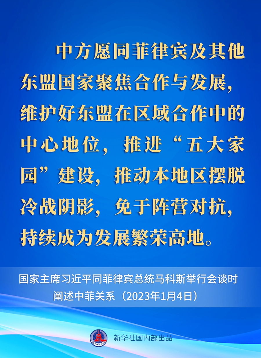 要點速覽丨新年首場外事活動，習近平主席這樣闡述中菲關系 