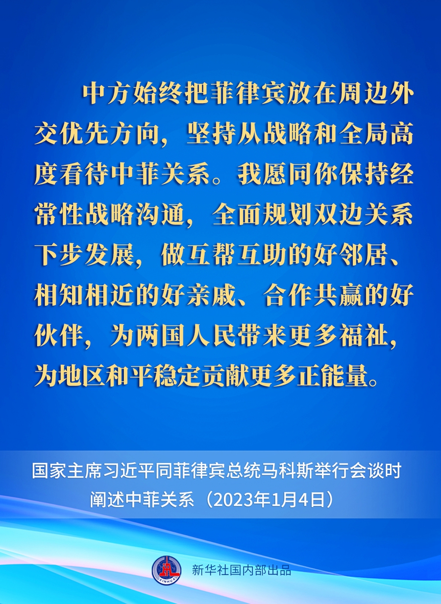 要點速覽丨新年首場外事活動，習近平主席這樣闡述中菲關系 