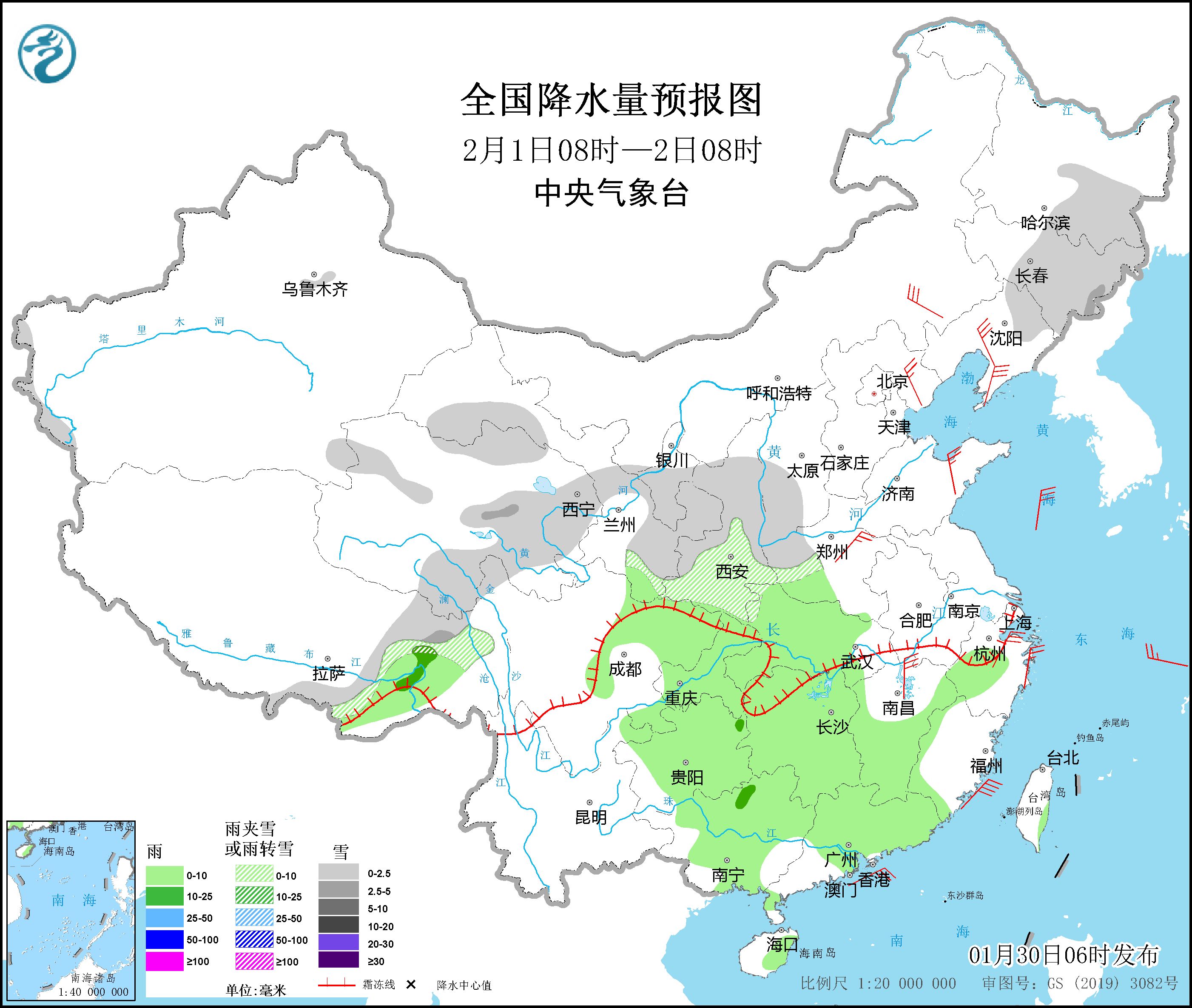 西藏西南部有較強(qiáng)降雪 冷空氣將影響我國大部地區(qū)