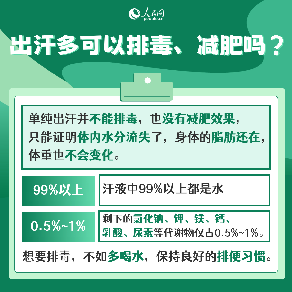 夏季出汗多幫助減肥排毒？小心這些異常出汗是疾病