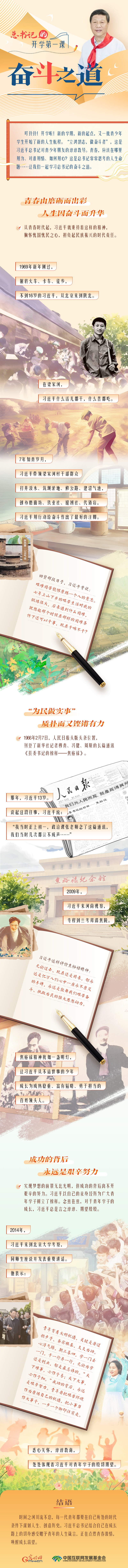 開學第一課丨總書記的奮斗之道