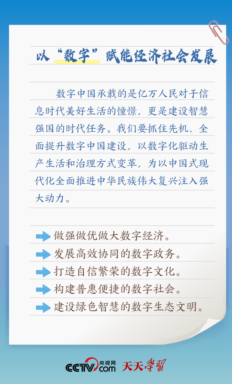 天天學(xué)習(xí)｜習(xí)近平賀信中提到的“數(shù)字中國”，你了解多少？