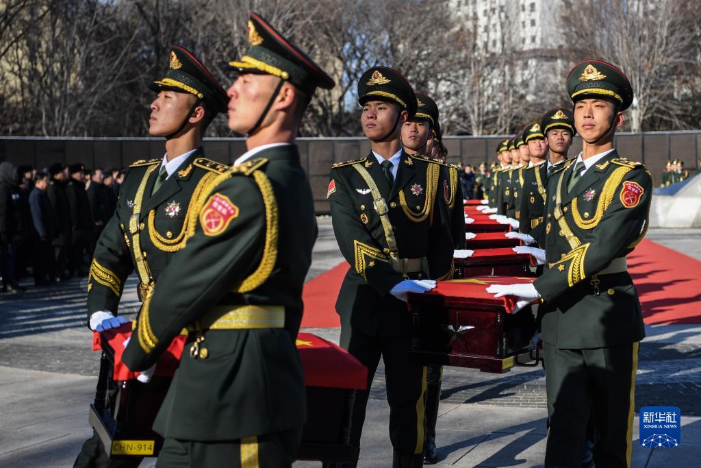 英魂安息 家國(guó)安寧——第十批在韓中國(guó)人民志愿軍烈士遺骸安葬儀式側(cè)記