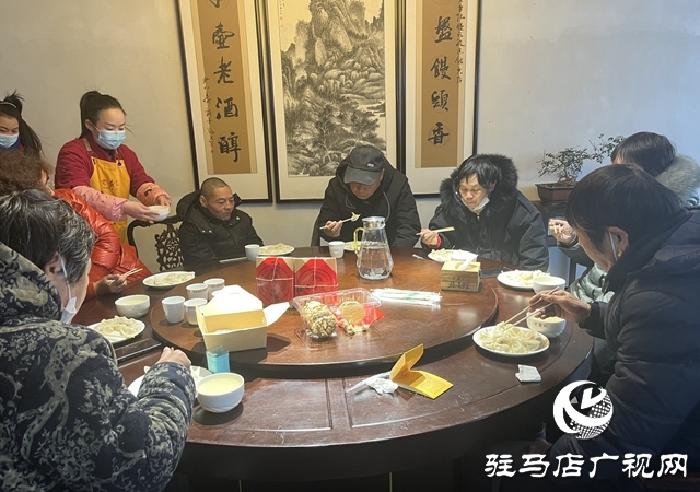 寒冬送溫暖 餃子暖人心