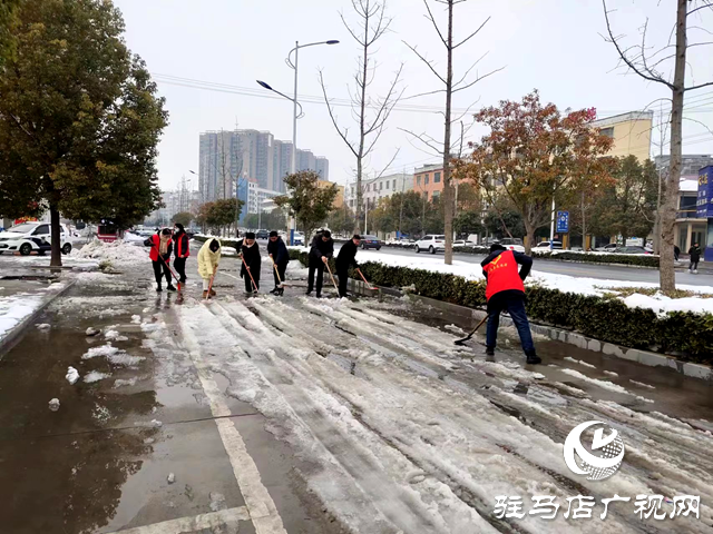 平輿縣司法局開展“清積雪 保出行”志愿服務(wù)活動