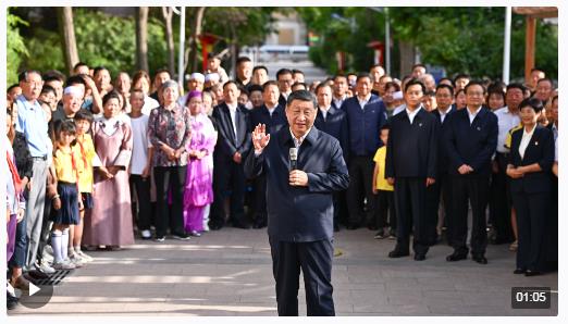 獨家視頻丨習(xí)近平在寧夏考察調(diào)研