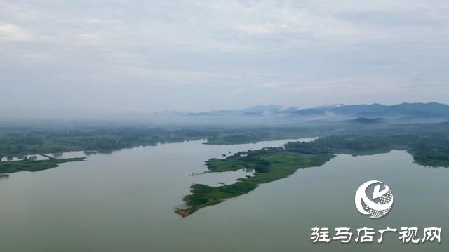 駐馬店板橋水庫(kù)：湖光山色映畫屏