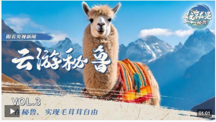 跟著習(xí)主席看世界丨“from China to Peru”是個(gè)英文成語(yǔ)你知道嗎？