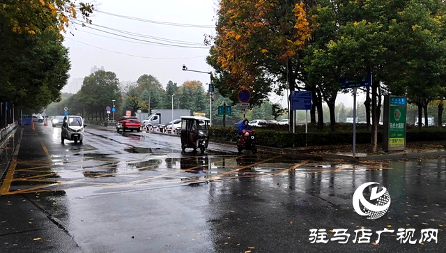 駐馬店市中心城區(qū)迎來(lái)雨霧天氣