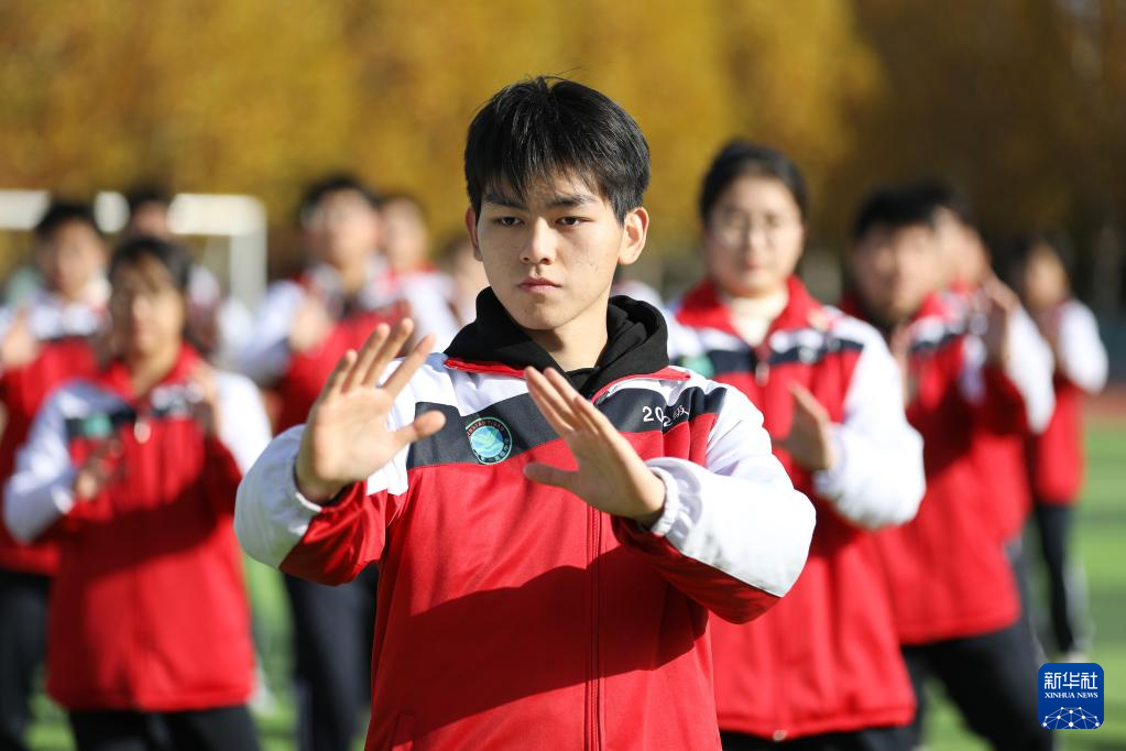 河南溫縣：太極拳“武”動(dòng)校園